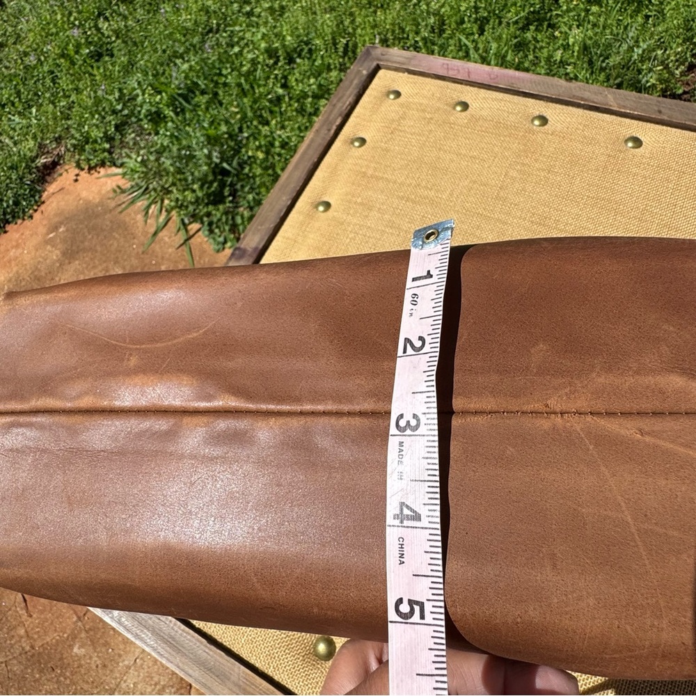 ABLE Salome Leather Hobo Bag Brown Handmade Ethiopia Slouchy Boho Shoulder - Picture 7 of 14